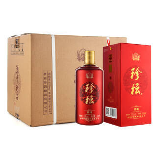 珍酒珍坛密藏贵州酱香型白酒53度500ml6瓶整箱装酒中珍品珍藏酱香2件