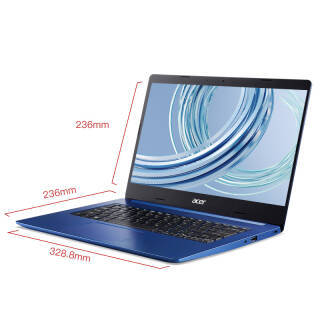宏碁(acer) 蜂鸟fun 14英寸笔记本电脑(i5-10210u,8gb,512gb,mx250,蓝