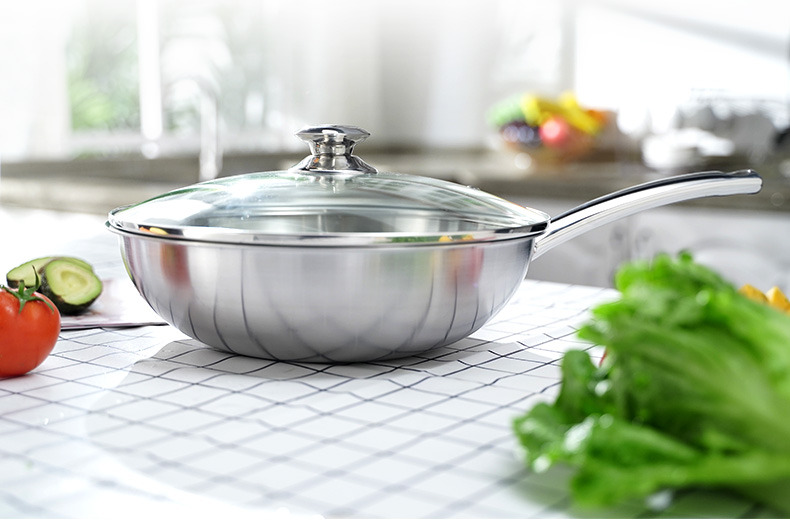 国内不锈钢厨具第一品牌凌丰家用304不锈钢锅具三件套